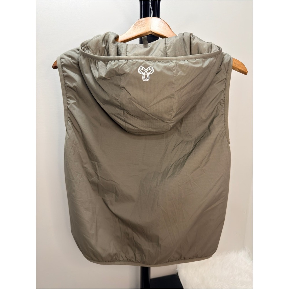 TNA Packable Olive Hooded Puffer Vest - Women's